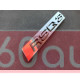 Автологотип шильдик эмблема надпись Audi RSQ3 в решетку радиатора черная Emblems 170784