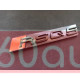 Автологотип шильдик эмблема надпись Audi RSQ5 в решетку радиатора черная Emblems 170785