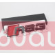 Автологотип шильдик эмблема надпись Audi RS3 red black на кришку багажника матовая
