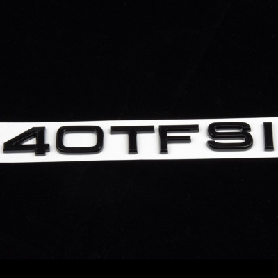 Автологотип шильдик эмблема надпись Audi 40 TFSI black Emblems 170799