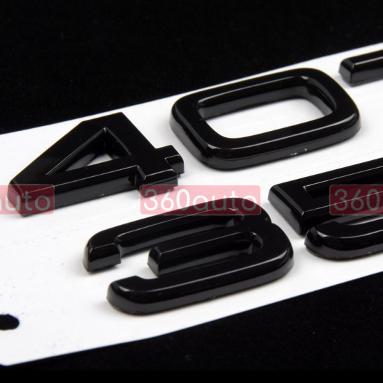 Автологотип шильдик емблема напис Audi 50 TFSI black Emblems170801