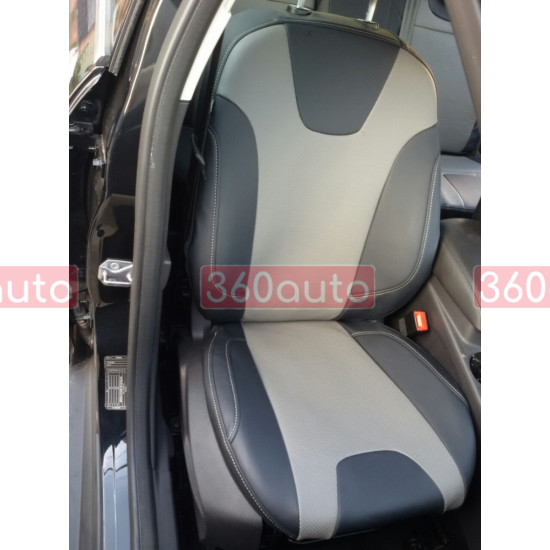 Оригінальні чохли з екошкіри на сидіння Citroen C-Elysse 2012-2017 Пошиття під Замовлення