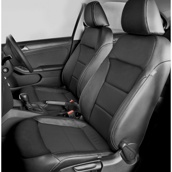 Оригінальні чохли з екошкіри на сидіння Citroen С3 2016- Пошиття під Замовлення