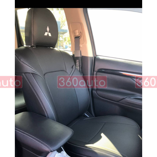 Оригінальні чохли з екошкіри на сидіння Dodge Ram 2018- Пошиття під Замовлення