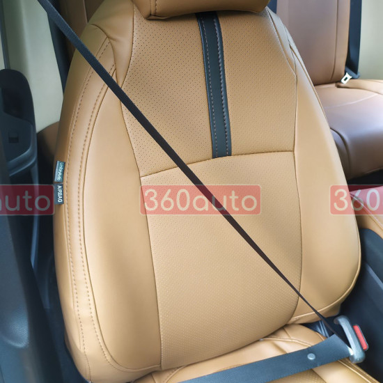 Оригинальные чехлы из экокожи на сидения Honda Civic 2015-2017 100.15.10 Пошив под Заказ