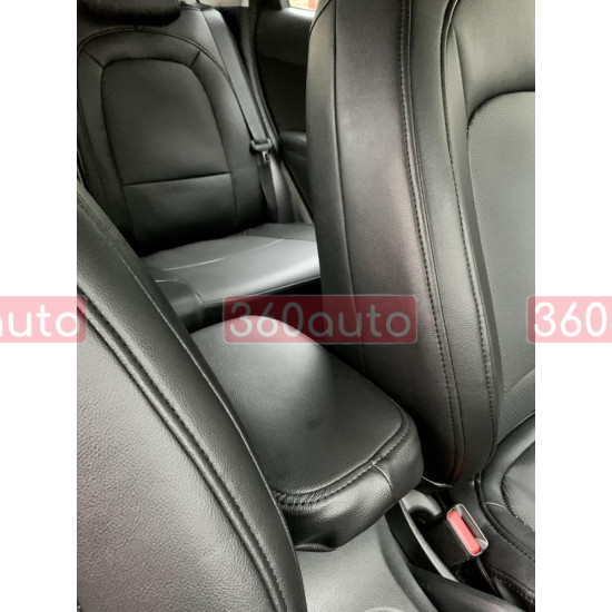 Оригінальні чохли з екошкіри на сидіння Hyundai Kona 2018- Пошиття під Замовлення