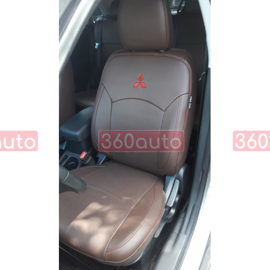 Оригінальні чохли з екошкіри на сидіння Mitsubishi ASX 2010-2016 Пошиття під Замовлення
