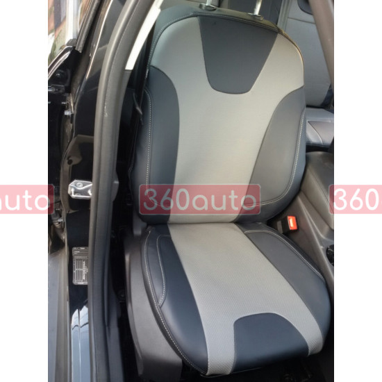 Оригинальные чехлы из экокожи на сидения Renault Captur 2013- 100.10.33 Пошив под Заказ