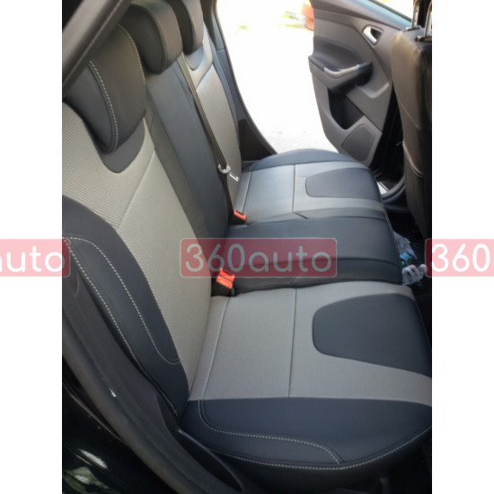 Оригінальні чохли з екошкіри на сидіння Renault Duster 2013-2018 Пошиття під Замовлення