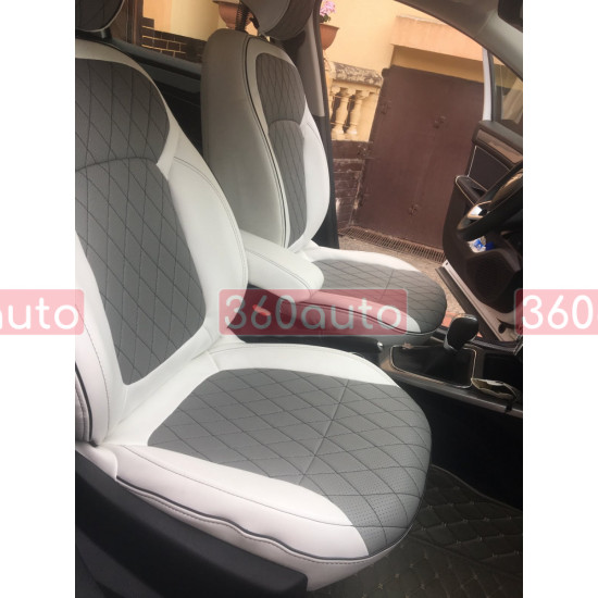Оригінальні чохли з екошкіри на сидіння Renault Arkana 2019- Пошиття під Замовлення