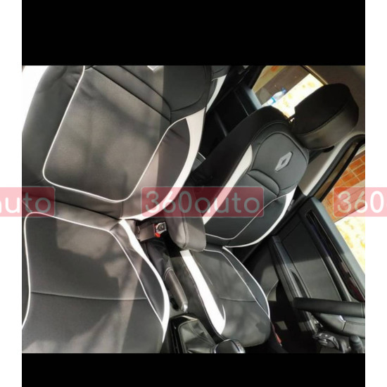 Оригінальні чохли з екошкіри на сидіння Renault Arkana 2019- Пошиття під Замовлення