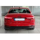 Автологотип шильдик эмблема надпись Audi S4 red black глянец