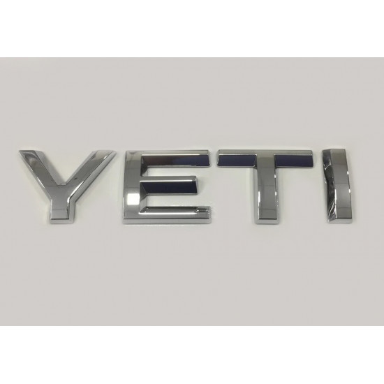 Автологотип шильдик емблема напис Skoda Yeti на кришку багажника Emblems170994
