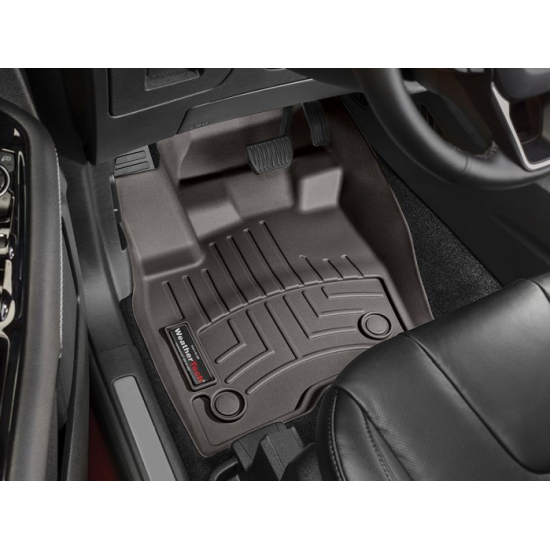 3D килимки для Ford Edge, Lincoln MKX 2015- какао передні WeatherTech 478451