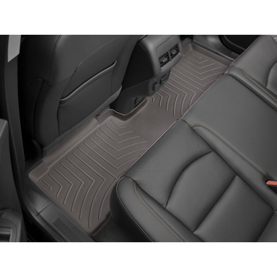 3D килимки для Chevrolet Equinox, GMC Terrain 2018- какао задні WeatherTech 4711762