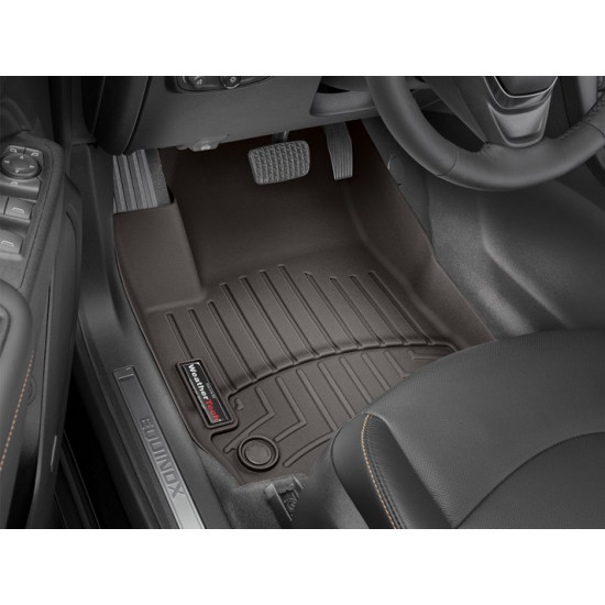 3D килимки для Chevrolet Equinox, GMC Terrain 2018- какао передні WeatherTech 4711761
