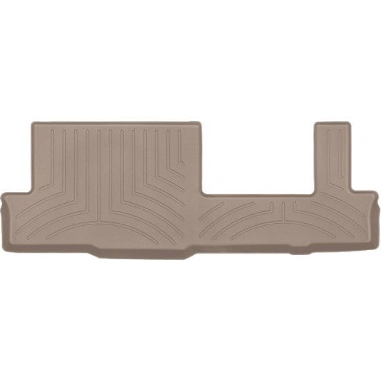 3D коврики для Cadillac Escalade, Chevrolet Tahoe, GMC Yukon 2020- бежевые 3 ряд Bench Seating WeatherTech 4516324