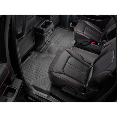 3D килимки для Ford Expedition 2018- чорні 2+3 ряд Bench Seating WeatherTech HP 4412955IM