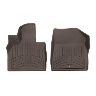 3D килимки для Hyundai Palisade 2020- какао передні WeatherTech HP 4715781IM