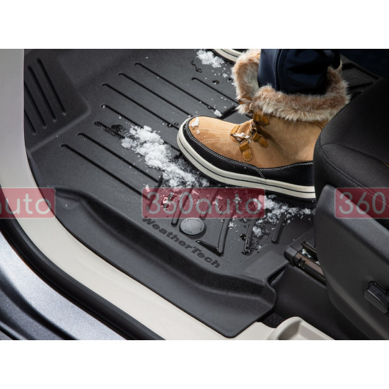 3D килимки для Toyota Tundra 2014-2019 CrewMax бежеві задні WeatherTech HP 450938IM