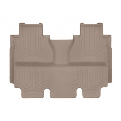 3D коврики для Toyota Tundra 2014-2019 CrewMax бежевые задние WeatherTech HP 450938IM