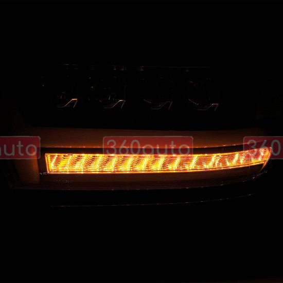 Альтернативна оптика передня на Dodge Ram 2019- LED Nova series Alpha-Black