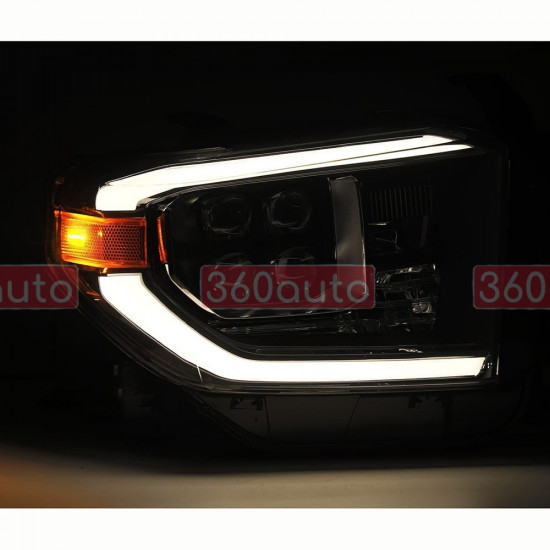 Альтернативна оптика передня на Toyota Tundra 2014- LED Nova series Alpha-Black AXHL-TUN14-PPTS-LED-FLB-A
