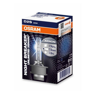 Ксеноновая лампа Osram D2S Xenarc Night Breaker Unlimited 66240XNB-FS