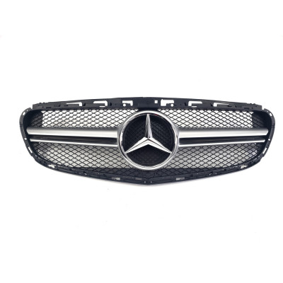 Решетка радиатора на Mercedes E-class W212 2013-2016 AMG серая MB-W212157