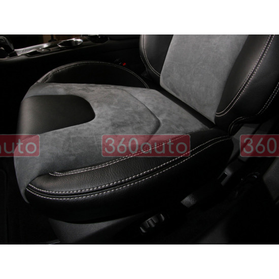 Автомобильные чехлы из алькантары на Hyundai Sonata 2010-2014 200.03.50 Пошив под Заказ