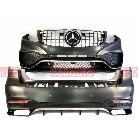 Комплект обвеса на Mercedes GLS-class X166 2015-2018 в стиле AMG MBGLSX166-631