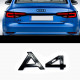 Автологотип емблема напис Audi A4 Tuning Exclusive Black Edition