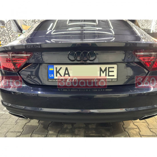 Автологотип шильдик эмблема надпись Audi A7 Tuning Exclusive Black Edition