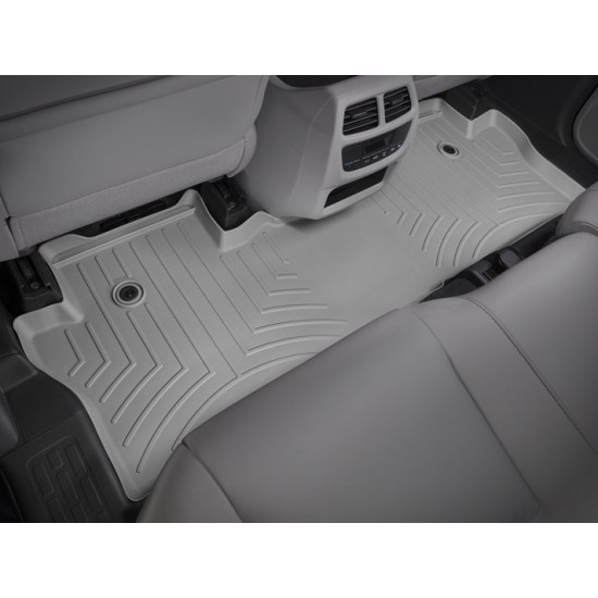 3D килимки для Honda Pilot, Passport 2015- 8 місць сірі задні WeatherTech 468392