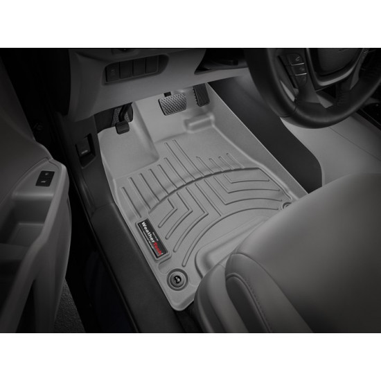 3D килимки для Honda Pilot, Passport 2015- сірі передні WeatherTech 468391