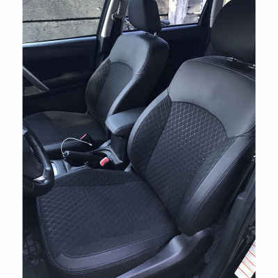 Модельні чохли на сидіння Chevrolet Cruze 2016- USA з підлокітником Tuning Cobra 056Com - Пошиття під Замовлення