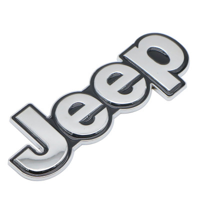 Автологотип шильдик емблема напис Jeep Renegade, Cherokee метал хром 155х50мм