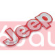 Автологотип шильдик эмблема надпись Jeep Renegade, Cherokee металл red хром 155х50мм