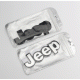 Автологотип шильдик емблема напис Jeep Renegade, Cherokee метал чорний 155х50мм