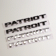 Автологотип шильдик емблема напис Jeep Patriot чорний Emblems163230