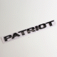 Автологотип шильдик эмблема надпись Jeep Patriot черный Emblems 163230