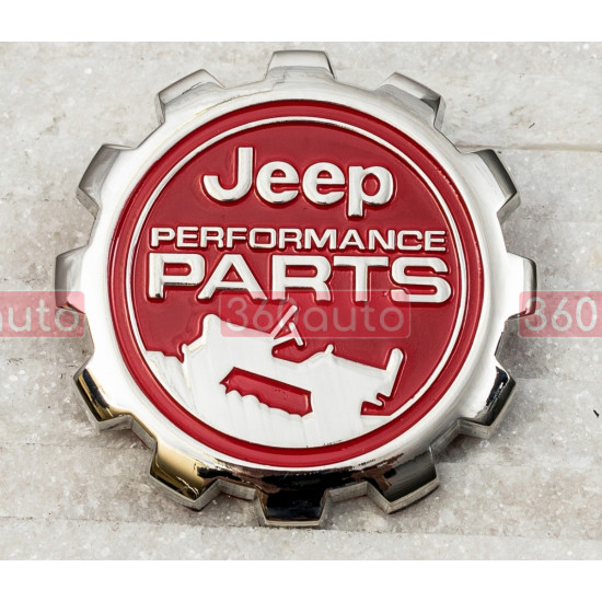Автологотип шильдик эмблема Jeep Performance Parts red