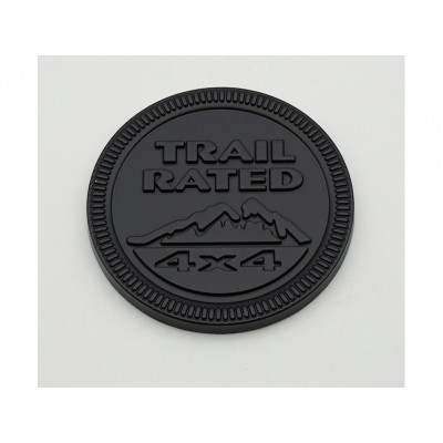 Автологотип шильдик емблема напис Jeep Snow Mountain Trail Rated black