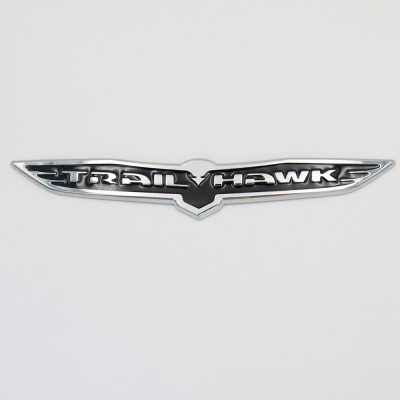 Автологотип шильдик эмблема Jeep Trail Hawk black Emblems 163220