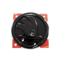 Автологотип шильдик эмблема Skoda Octavia A5 2004-2013 черная на капот Emblems 172783