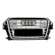 Решетка радиатора на Audi Q3 2011-2014 черная с серым стиль S-Line Q3-S134