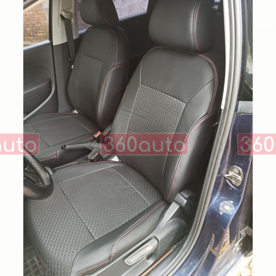 Модельні чохли на сидіння Ford C-Max 2014- комбіновані 80.05.29 Пошиття під Замовлення