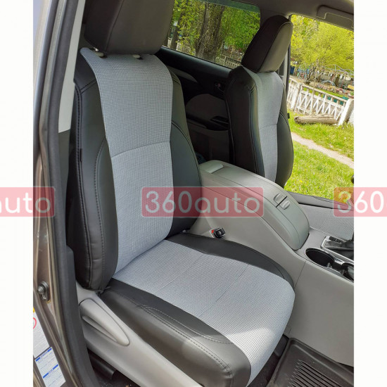 Модельні чохли на сидіння Ford C-Max 2014- комбіновані 80.05.29 Пошиття під Замовлення