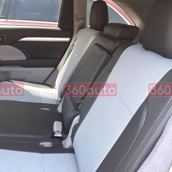 Модельные чехлы на сиденья Ford Kuga 2013-2019 комбинированные 80.05.17 Пошив под Заказ