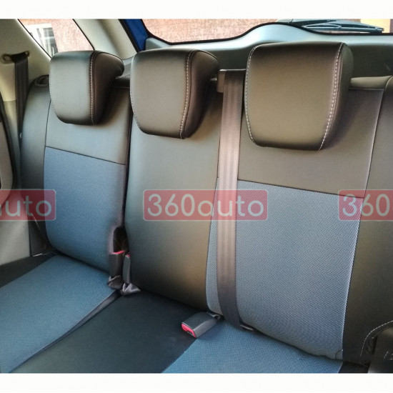 Модельные чехлы на сиденья Honda Civic 2012-2015 комбинированные 80.15.09 Пошив под Заказ